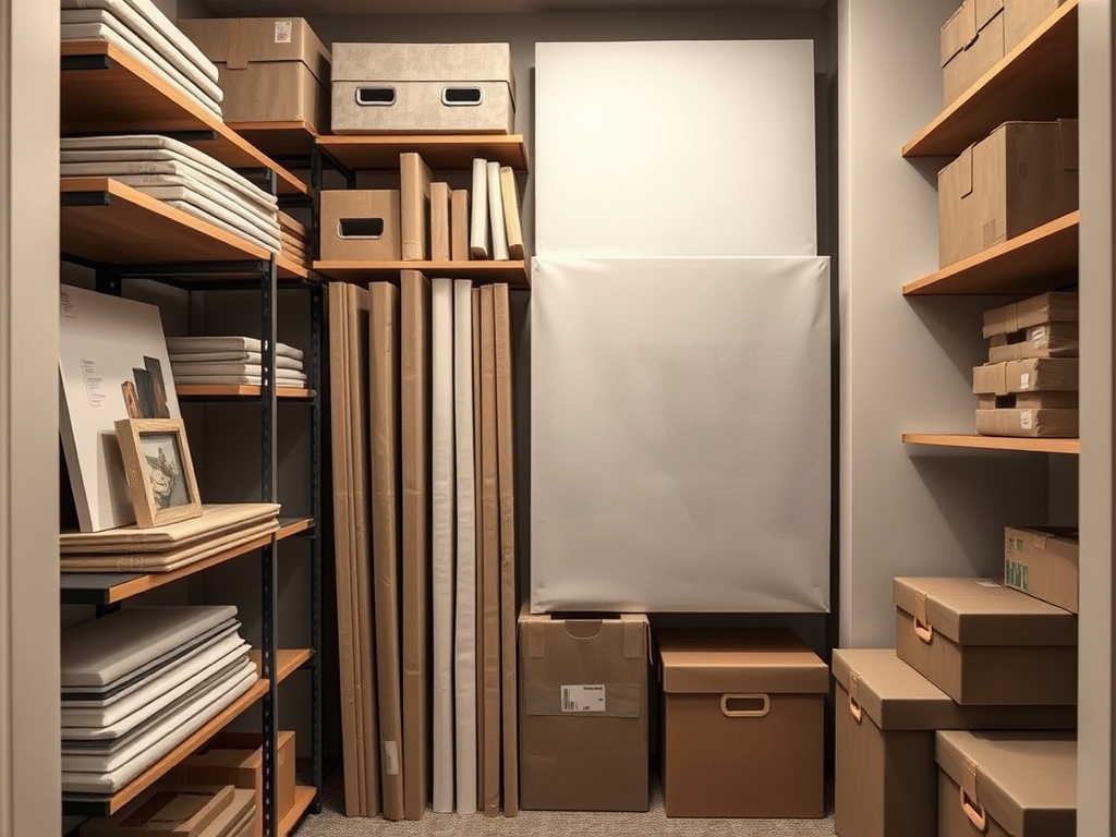 How to Store Works on Paper, Canvas, and Mixed Media Safely at Home