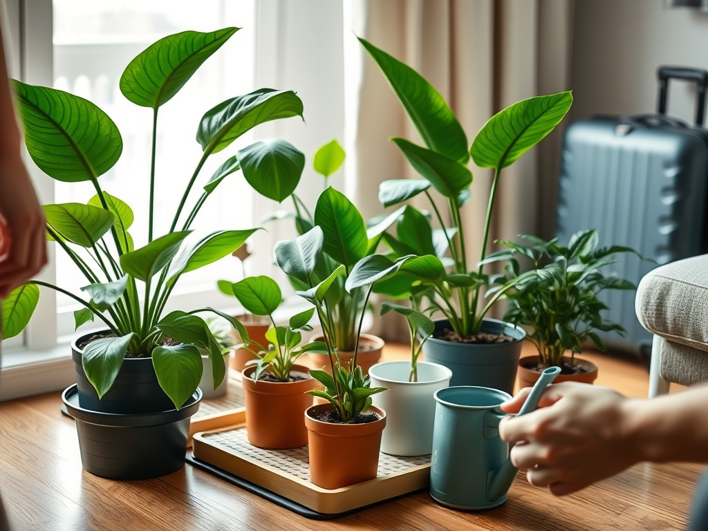 How to Water Houseplants While You Travel