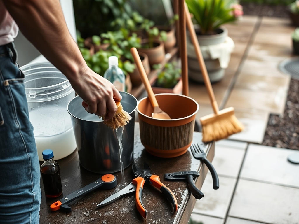 Green Cleaning for Outdoor Surfaces and Tools